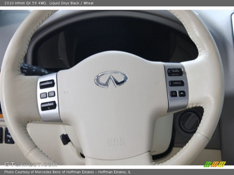 Liquid Onyx Black / Wheat 2010 Infiniti QX 56 4WD