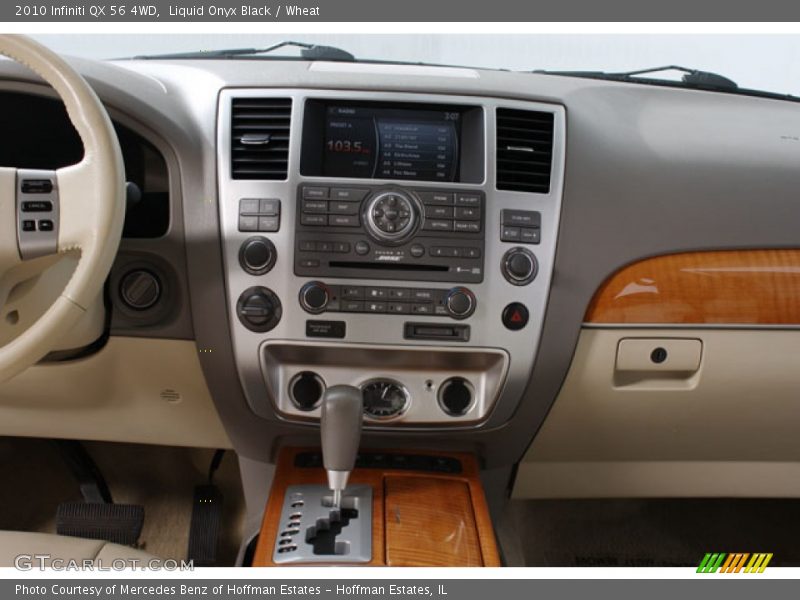 Liquid Onyx Black / Wheat 2010 Infiniti QX 56 4WD