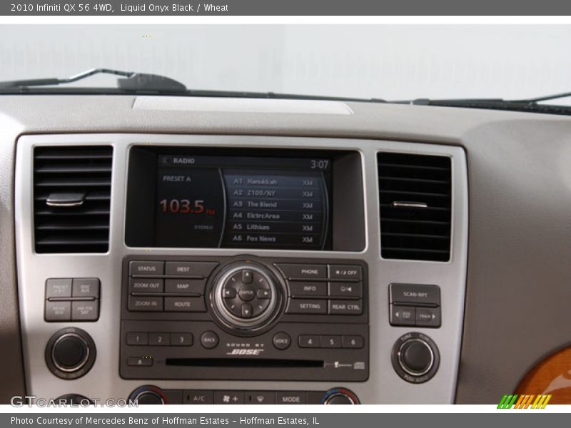 Liquid Onyx Black / Wheat 2010 Infiniti QX 56 4WD