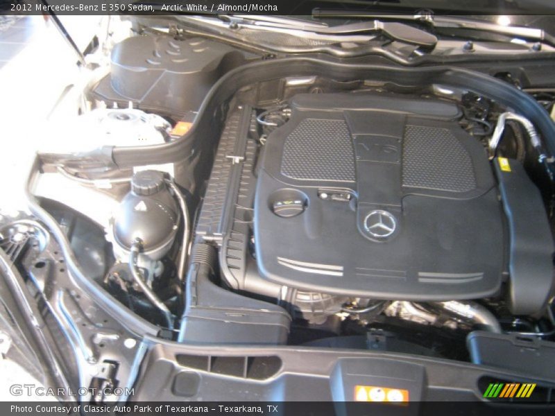 Arctic White / Almond/Mocha 2012 Mercedes-Benz E 350 Sedan