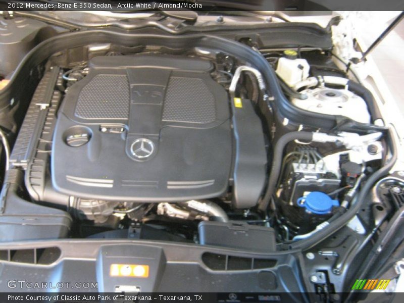 Arctic White / Almond/Mocha 2012 Mercedes-Benz E 350 Sedan