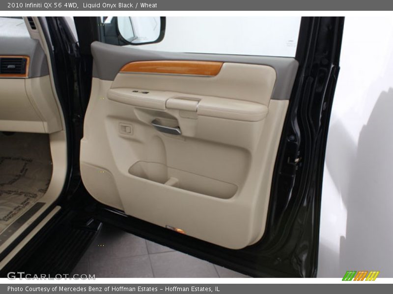 Liquid Onyx Black / Wheat 2010 Infiniti QX 56 4WD