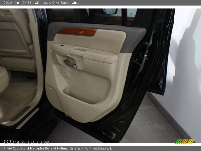 Liquid Onyx Black / Wheat 2010 Infiniti QX 56 4WD