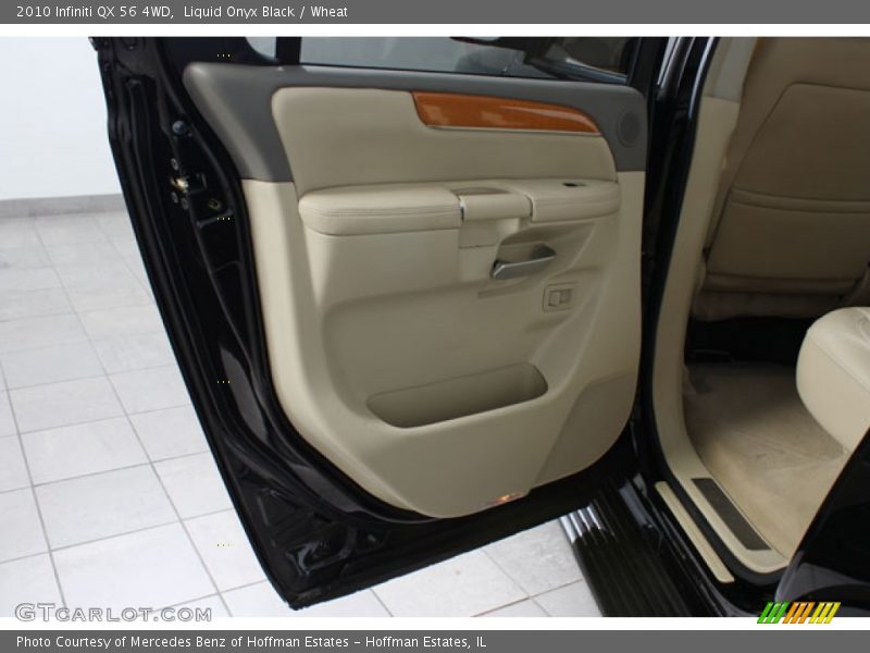 Liquid Onyx Black / Wheat 2010 Infiniti QX 56 4WD