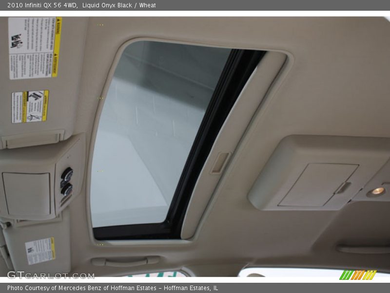 Liquid Onyx Black / Wheat 2010 Infiniti QX 56 4WD