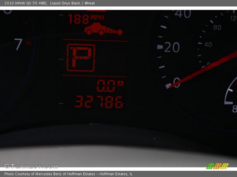 Liquid Onyx Black / Wheat 2010 Infiniti QX 56 4WD