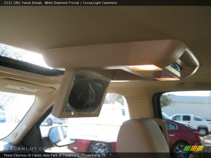 White Diamond Tricoat / Cocoa/Light Cashmere 2012 GMC Yukon Denali