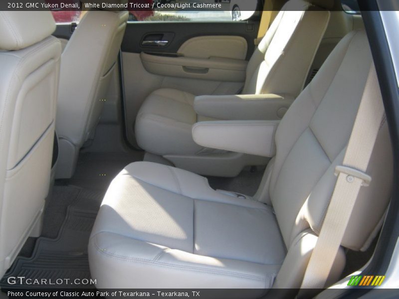 White Diamond Tricoat / Cocoa/Light Cashmere 2012 GMC Yukon Denali