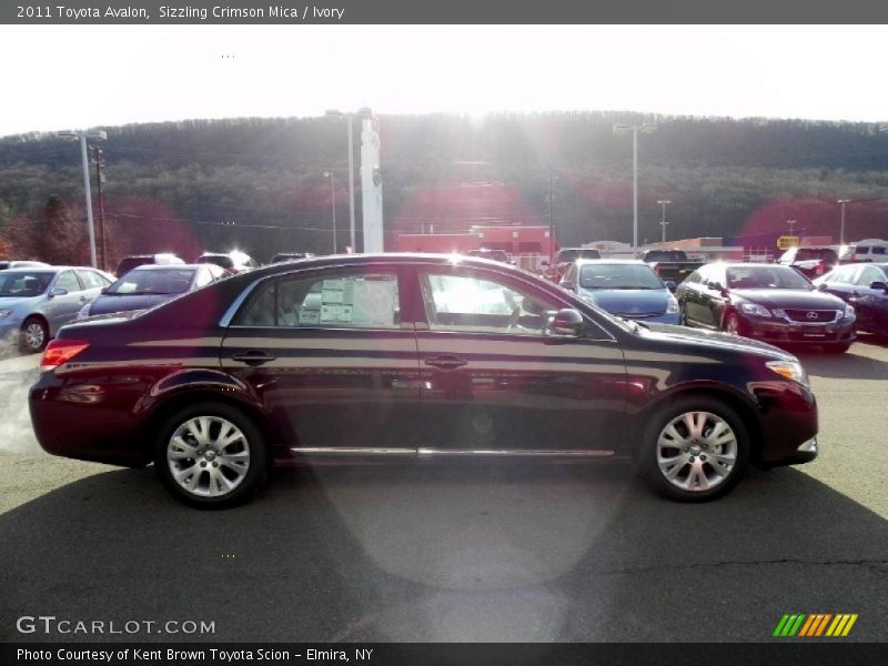 Sizzling Crimson Mica / Ivory 2011 Toyota Avalon