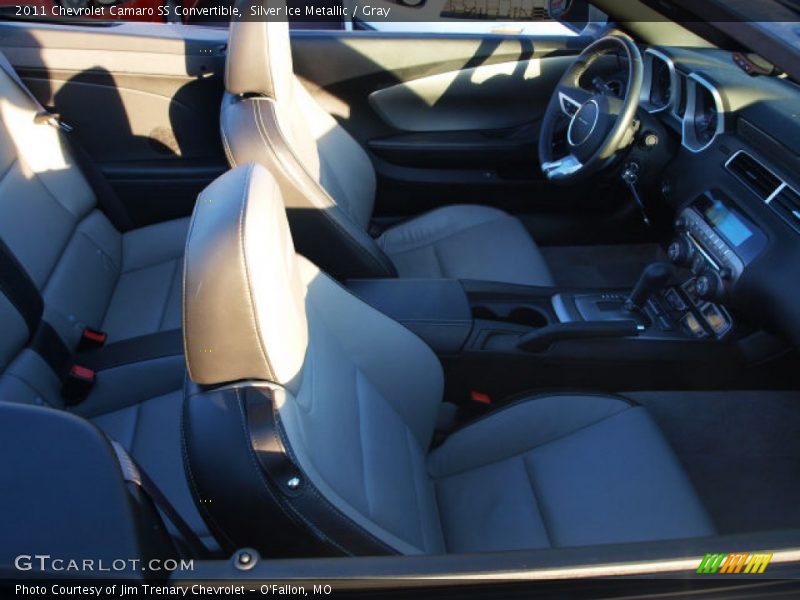 Silver Ice Metallic / Gray 2011 Chevrolet Camaro SS Convertible