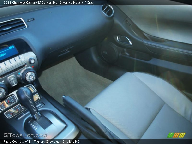 Silver Ice Metallic / Gray 2011 Chevrolet Camaro SS Convertible