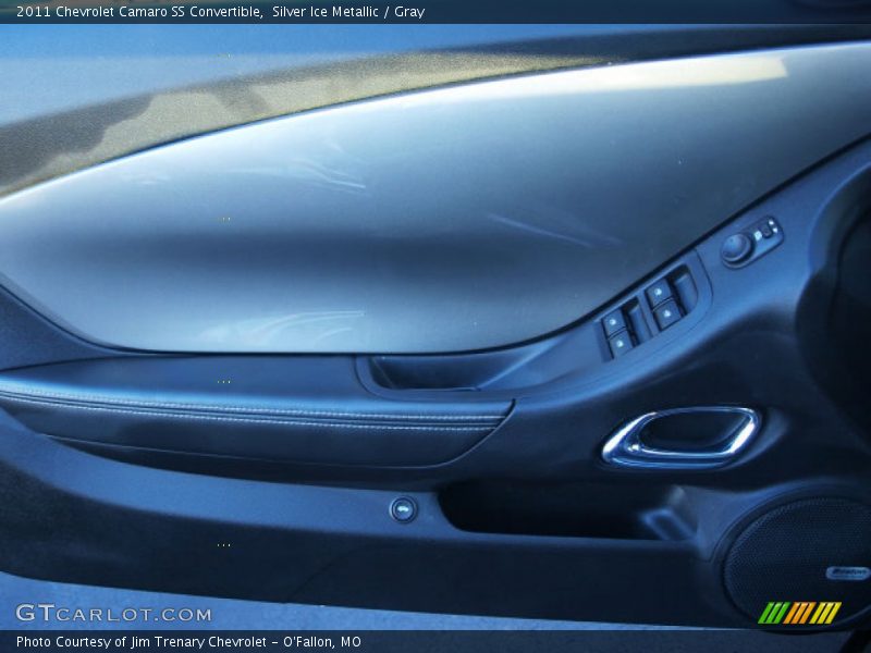 Silver Ice Metallic / Gray 2011 Chevrolet Camaro SS Convertible