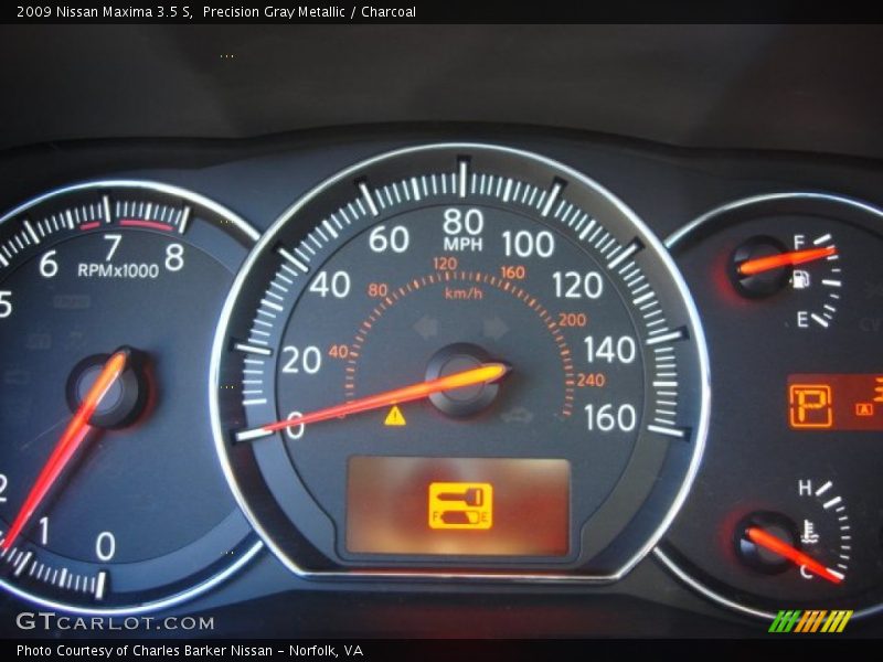 Precision Gray Metallic / Charcoal 2009 Nissan Maxima 3.5 S