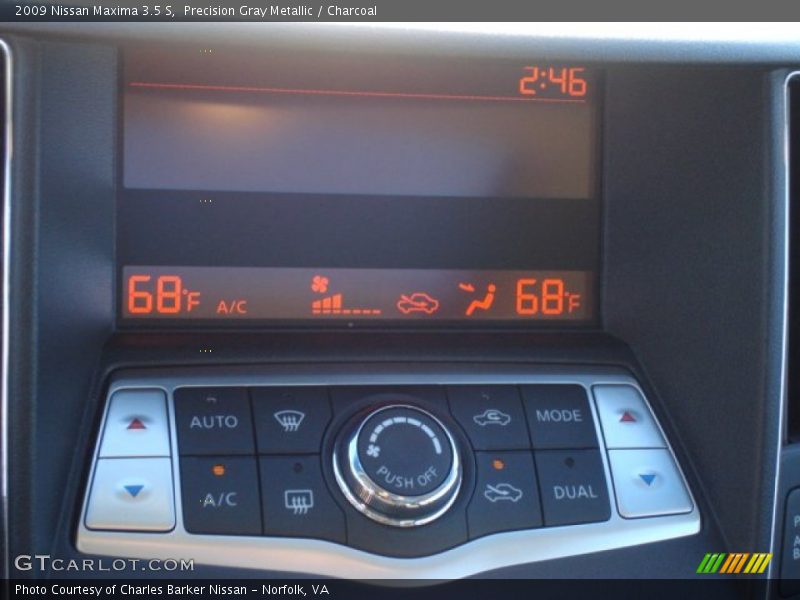 Precision Gray Metallic / Charcoal 2009 Nissan Maxima 3.5 S