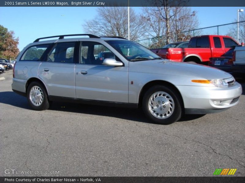 Bright Silver / Gray 2001 Saturn L Series LW300 Wagon