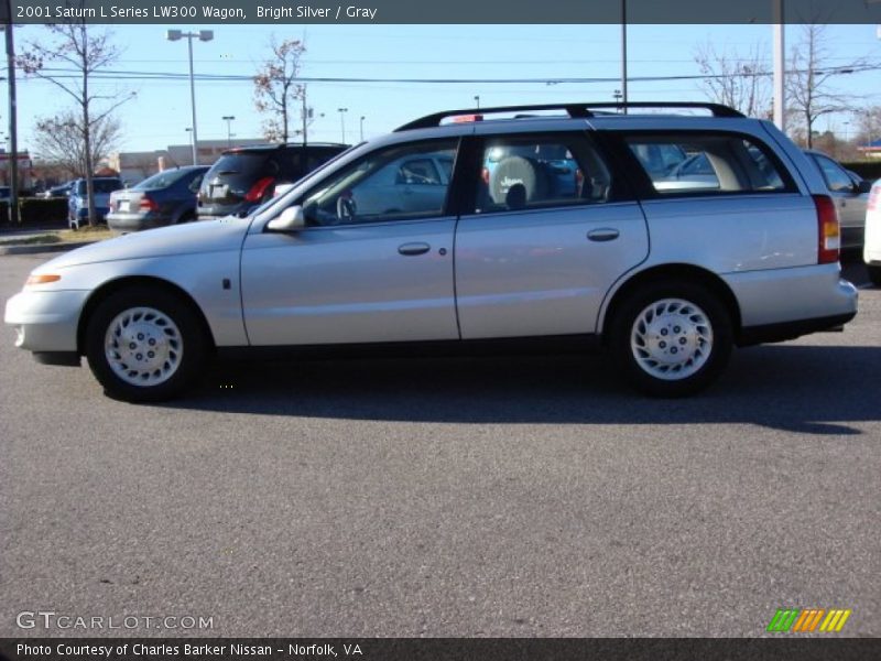 Bright Silver / Gray 2001 Saturn L Series LW300 Wagon