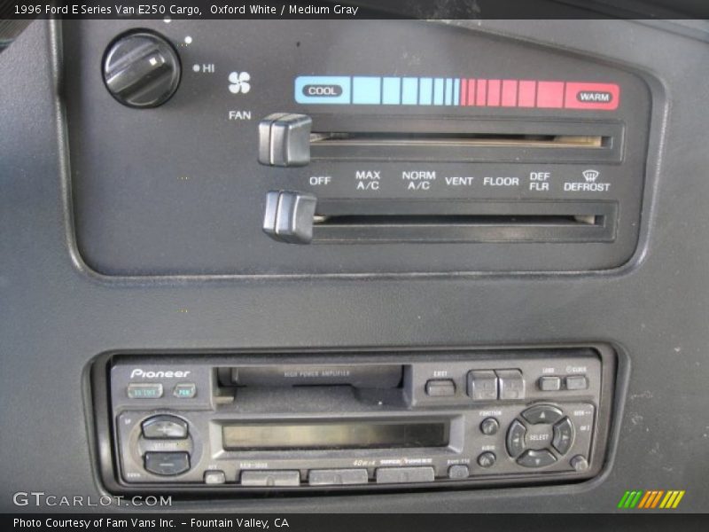 Oxford White / Medium Gray 1996 Ford E Series Van E250 Cargo
