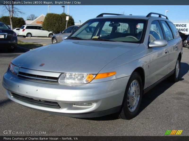 Bright Silver / Gray 2001 Saturn L Series LW300 Wagon