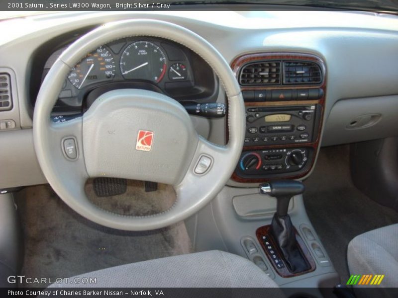 Bright Silver / Gray 2001 Saturn L Series LW300 Wagon