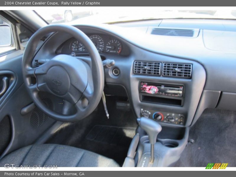 Rally Yellow / Graphite 2004 Chevrolet Cavalier Coupe