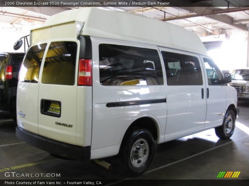 Summit White / Medium Dark Pewter 2006 Chevrolet Express 3500 Passenger Conversion