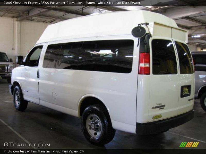 Summit White / Medium Dark Pewter 2006 Chevrolet Express 3500 Passenger Conversion