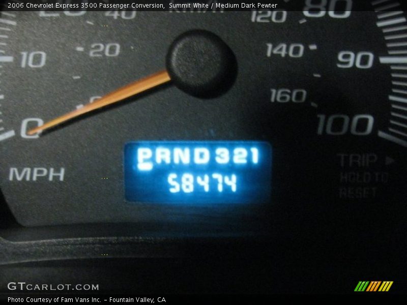 Summit White / Medium Dark Pewter 2006 Chevrolet Express 3500 Passenger Conversion