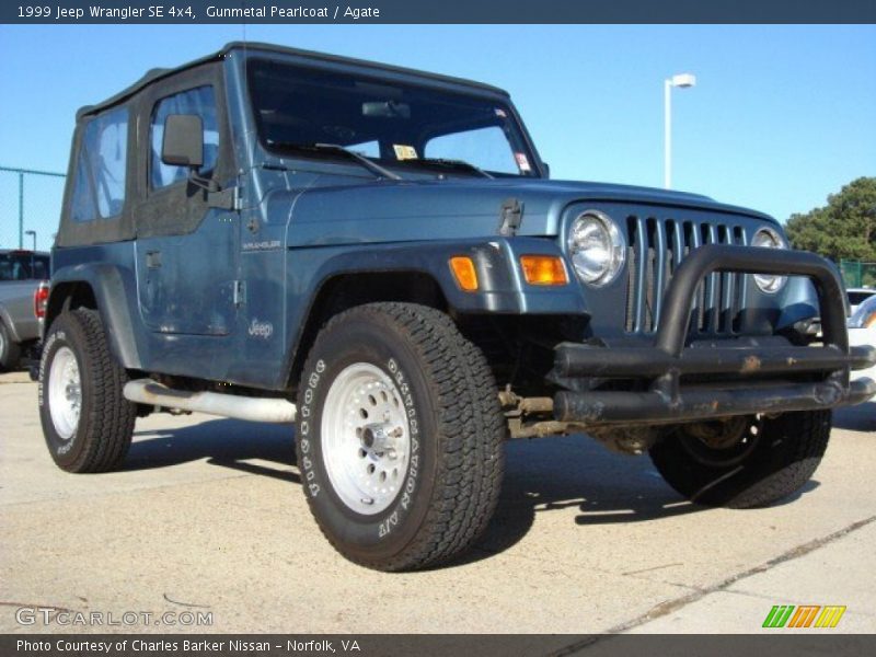 Gunmetal Pearlcoat / Agate 1999 Jeep Wrangler SE 4x4