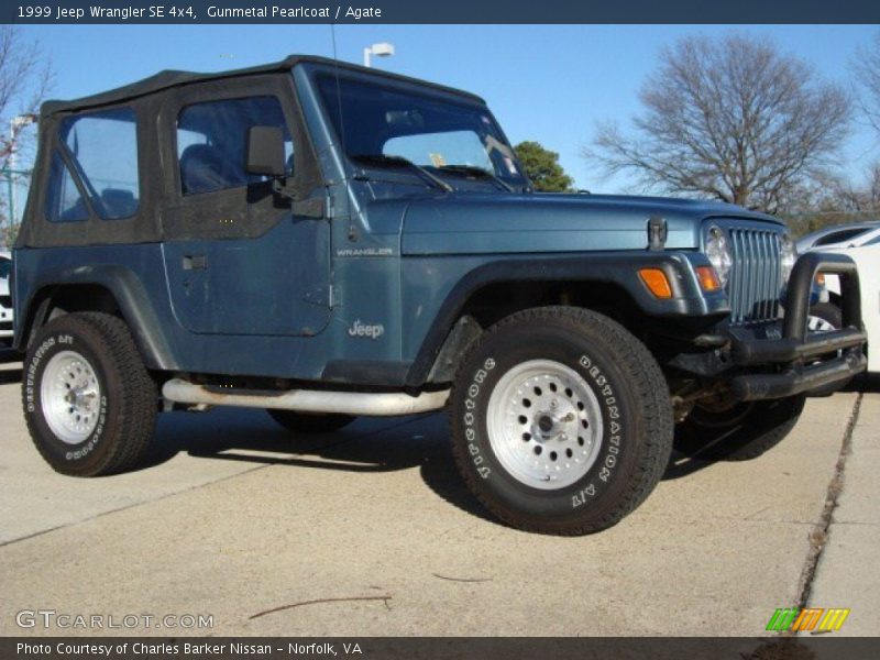 Gunmetal Pearlcoat / Agate 1999 Jeep Wrangler SE 4x4