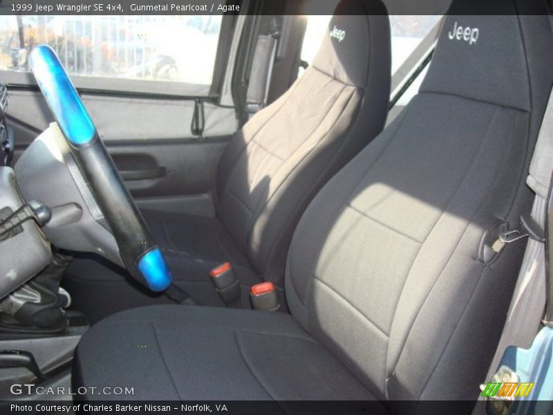 Gunmetal Pearlcoat / Agate 1999 Jeep Wrangler SE 4x4