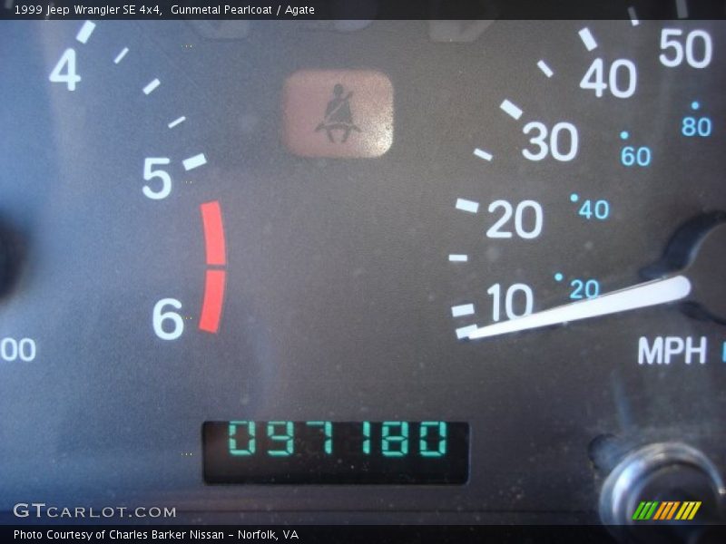 Gunmetal Pearlcoat / Agate 1999 Jeep Wrangler SE 4x4