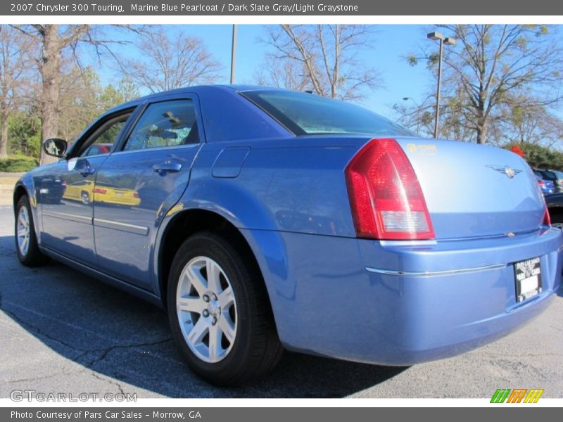 Marine Blue Pearlcoat / Dark Slate Gray/Light Graystone 2007 Chrysler 300 Touring