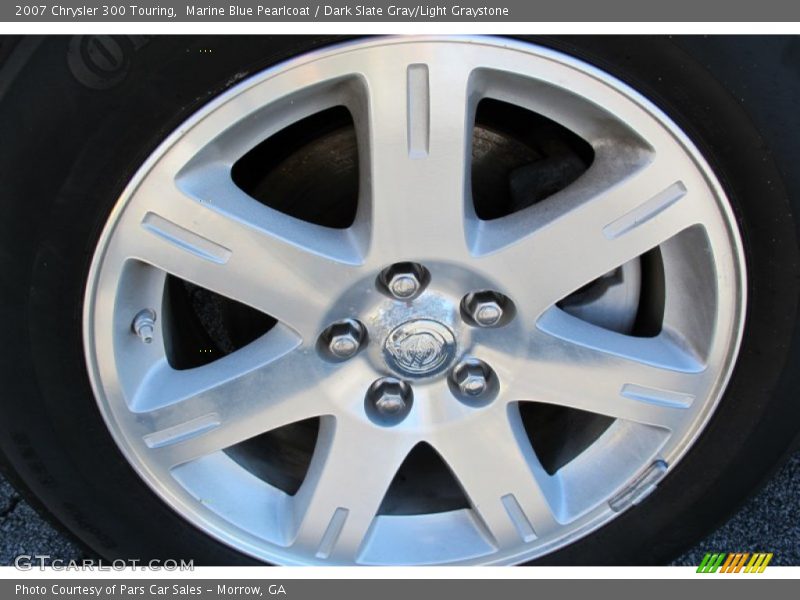 Marine Blue Pearlcoat / Dark Slate Gray/Light Graystone 2007 Chrysler 300 Touring