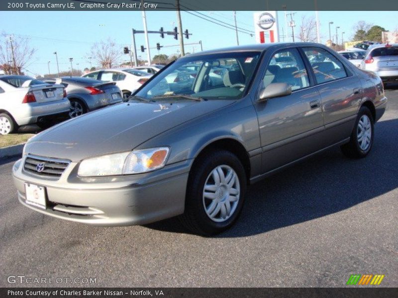 Graphite Gray Pearl / Gray 2000 Toyota Camry LE