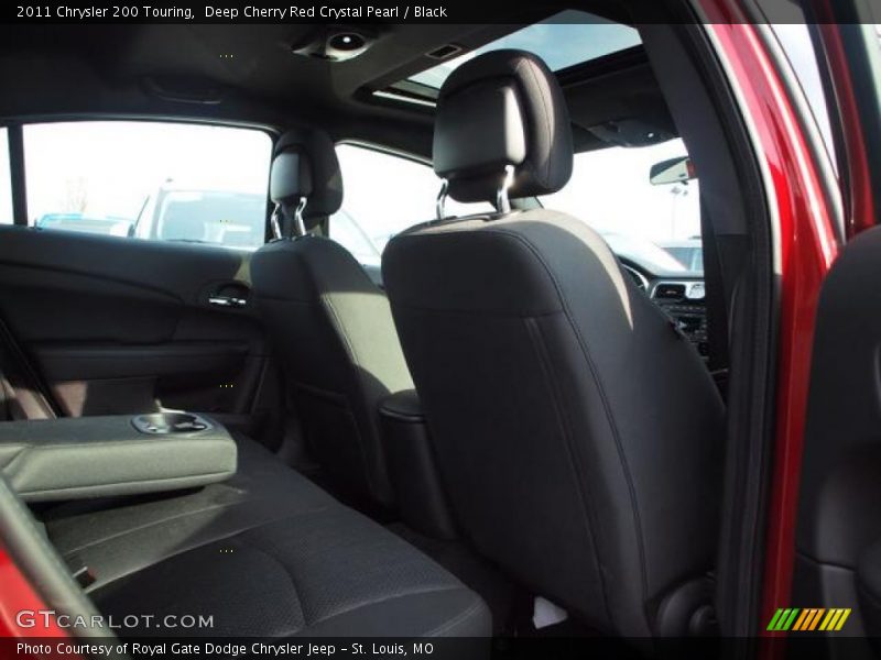 Deep Cherry Red Crystal Pearl / Black 2011 Chrysler 200 Touring