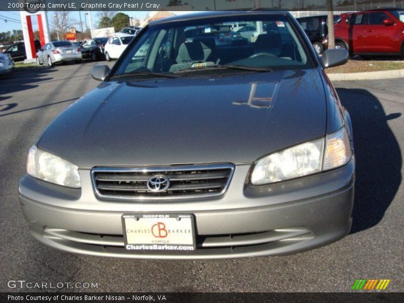 Graphite Gray Pearl / Gray 2000 Toyota Camry LE