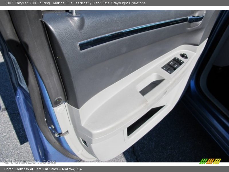 Marine Blue Pearlcoat / Dark Slate Gray/Light Graystone 2007 Chrysler 300 Touring