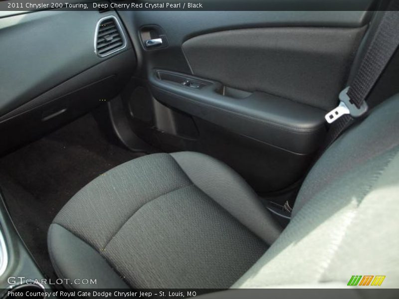 Deep Cherry Red Crystal Pearl / Black 2011 Chrysler 200 Touring