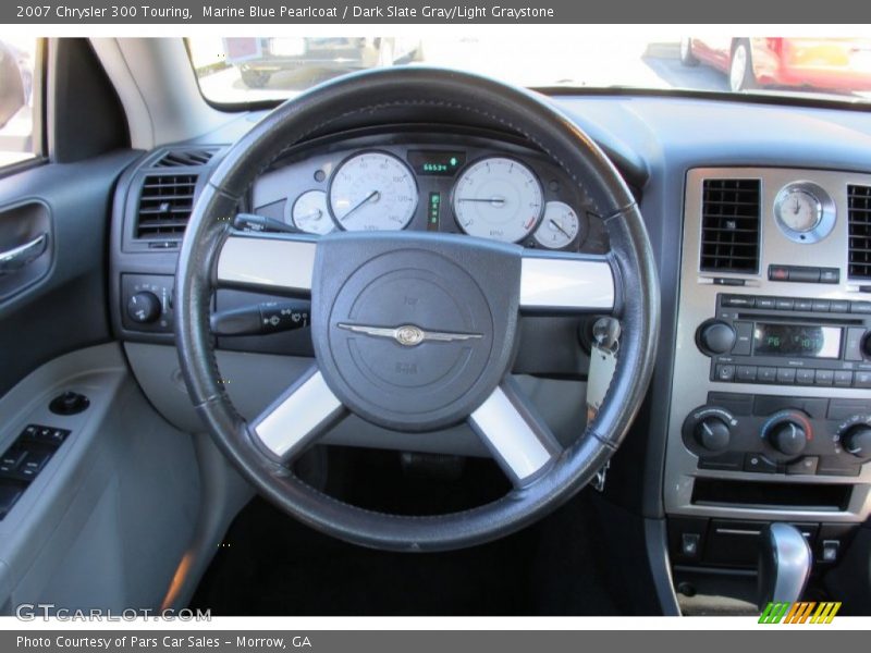Marine Blue Pearlcoat / Dark Slate Gray/Light Graystone 2007 Chrysler 300 Touring
