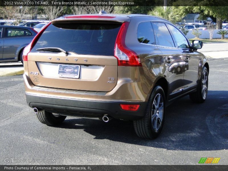 Terra Bronze Metallic / Sandstone Beige/Espresso 2012 Volvo XC60 T6 AWD