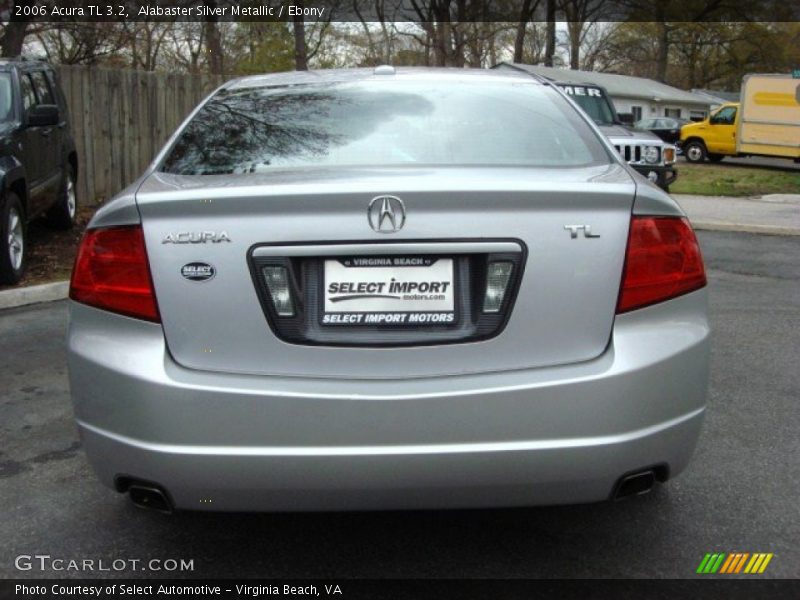 Alabaster Silver Metallic / Ebony 2006 Acura TL 3.2