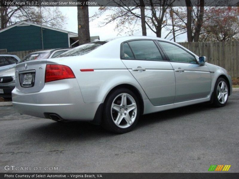Alabaster Silver Metallic / Ebony 2006 Acura TL 3.2