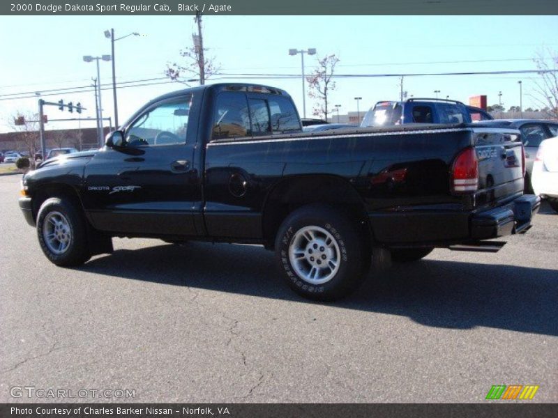 Black / Agate 2000 Dodge Dakota Sport Regular Cab