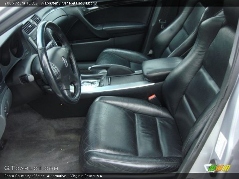 Alabaster Silver Metallic / Ebony 2006 Acura TL 3.2