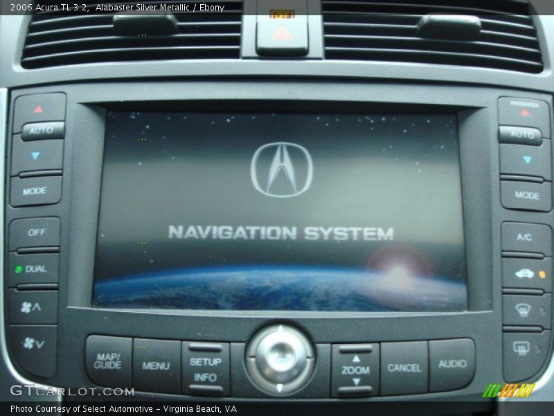 Alabaster Silver Metallic / Ebony 2006 Acura TL 3.2