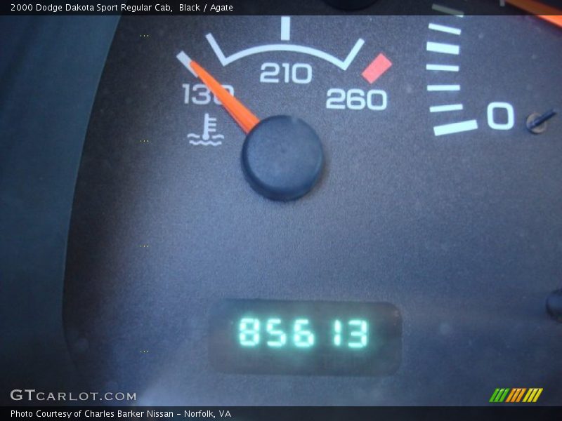Black / Agate 2000 Dodge Dakota Sport Regular Cab