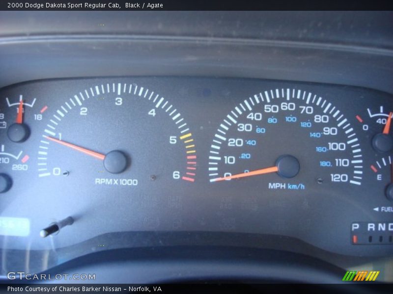 Black / Agate 2000 Dodge Dakota Sport Regular Cab