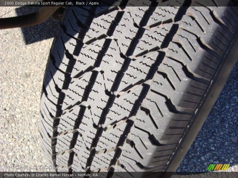 Black / Agate 2000 Dodge Dakota Sport Regular Cab