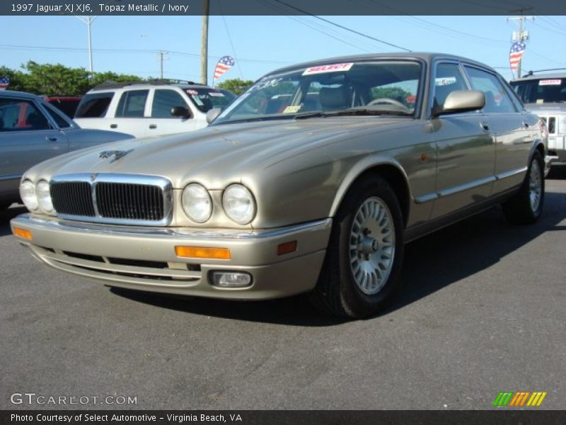 Topaz Metallic / Ivory 1997 Jaguar XJ XJ6