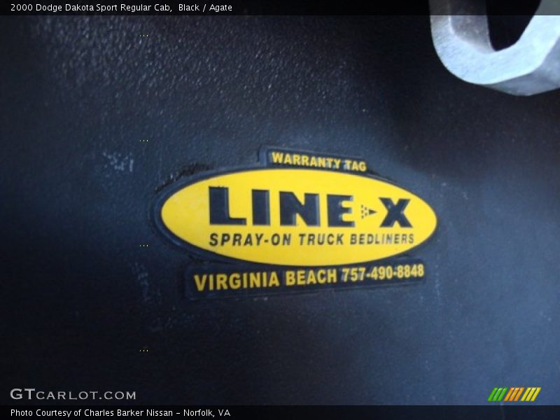 Black / Agate 2000 Dodge Dakota Sport Regular Cab
